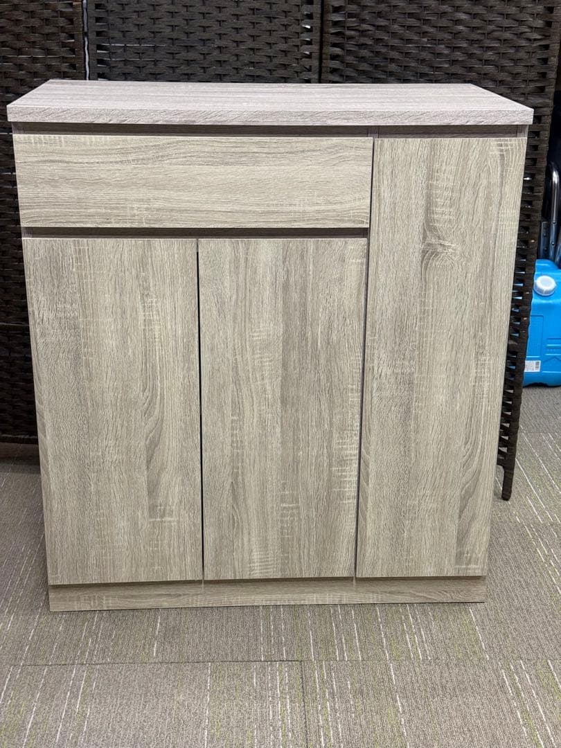 【洗浄消毒作業済】LOWYA ロウヤ　キッチンカウンター　レンジ台　食器棚