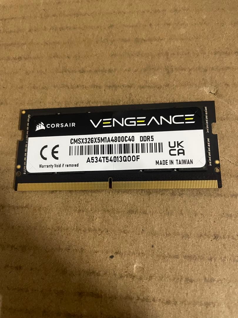 CORSAIR DDR5-4800MHz メモリ DDR5 32GB