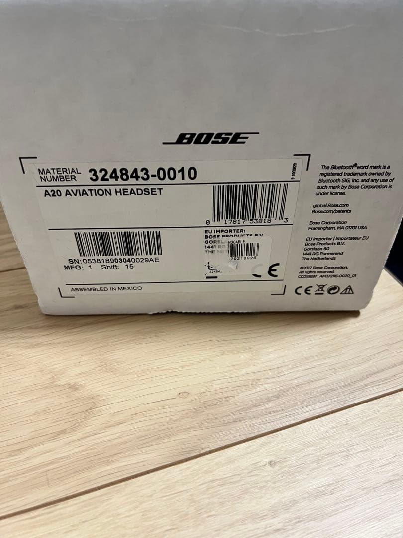 BOSE A20 aviation headset〈U174 DY〉