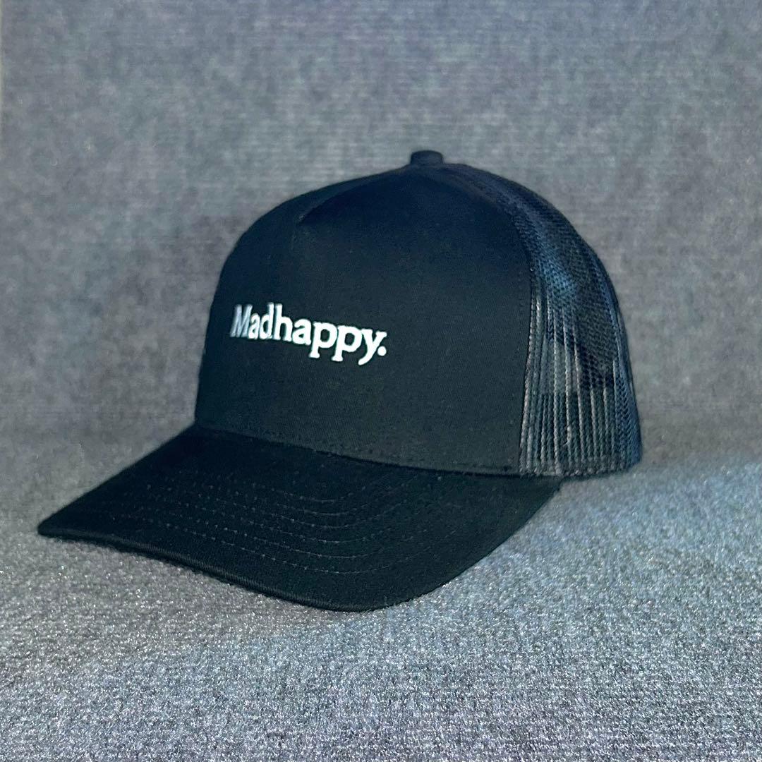 美品 Madhappy メッシュ キャップ ブラック コットン アメカジ 海外