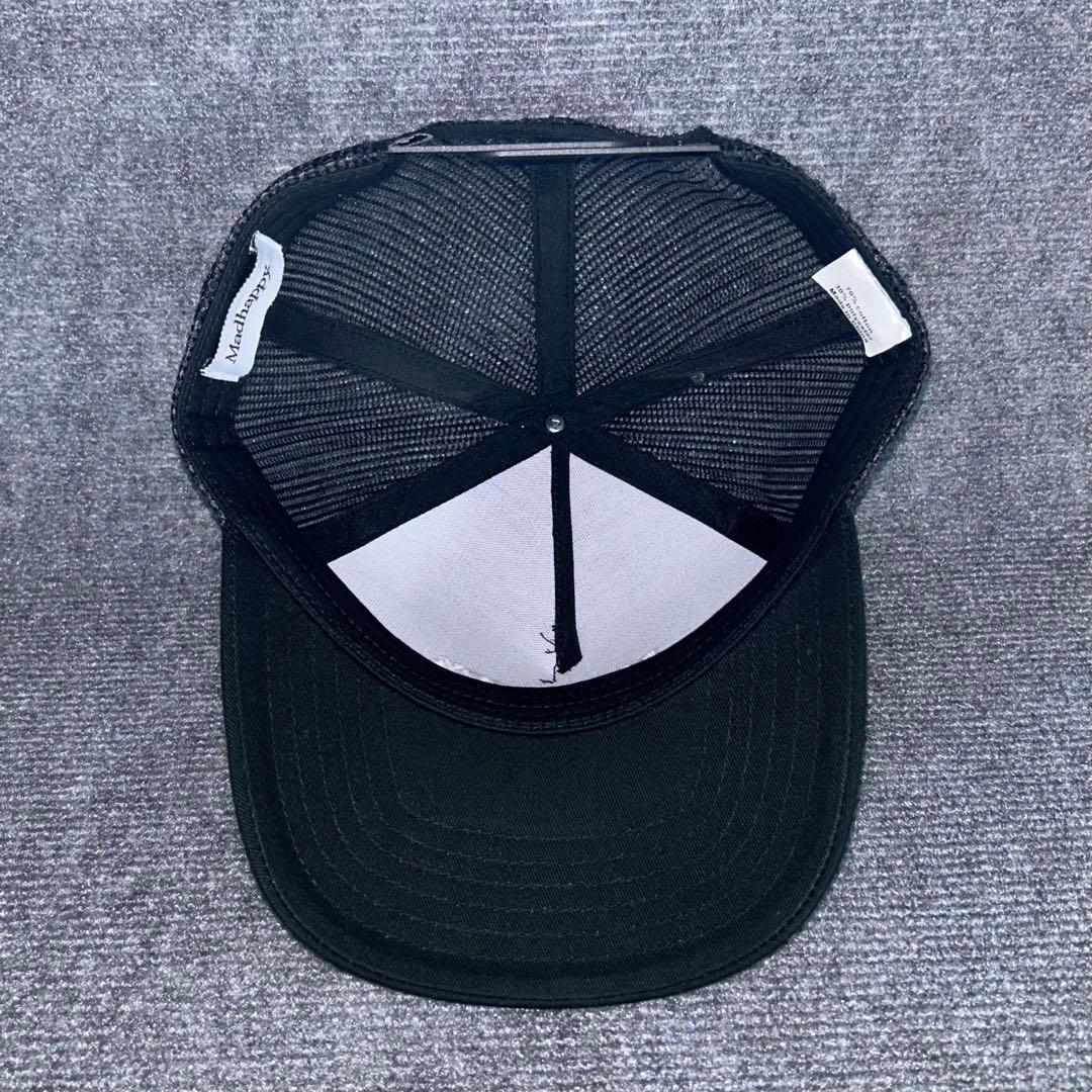 美品 Madhappy メッシュ キャップ ブラック コットン アメカジ 海外