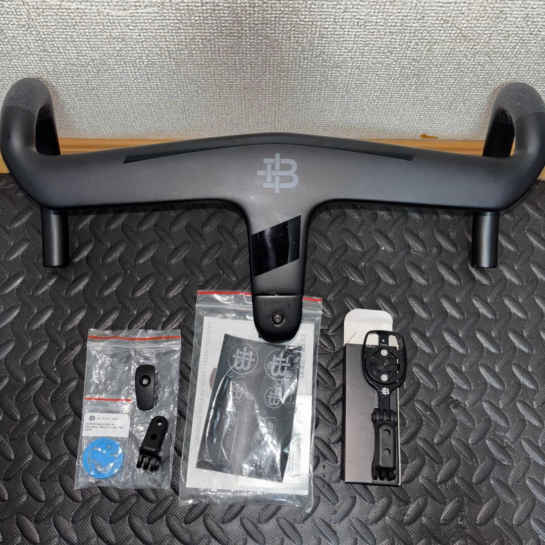 BLACK INC ブラックインク　一体型エアロハンドル　380mm