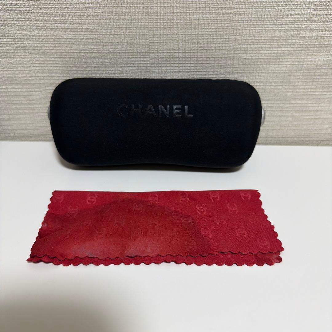 CHANEL ココマーク グレー サングラス　縁無し