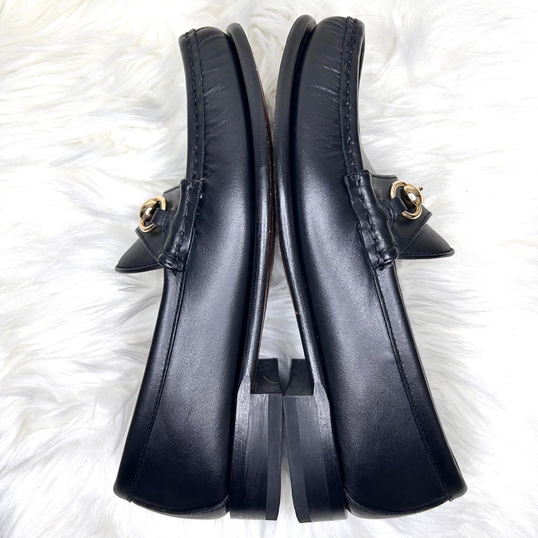 ✨美品✨【リーガル】ビットローファー 本革 黒 W83D 金具 24