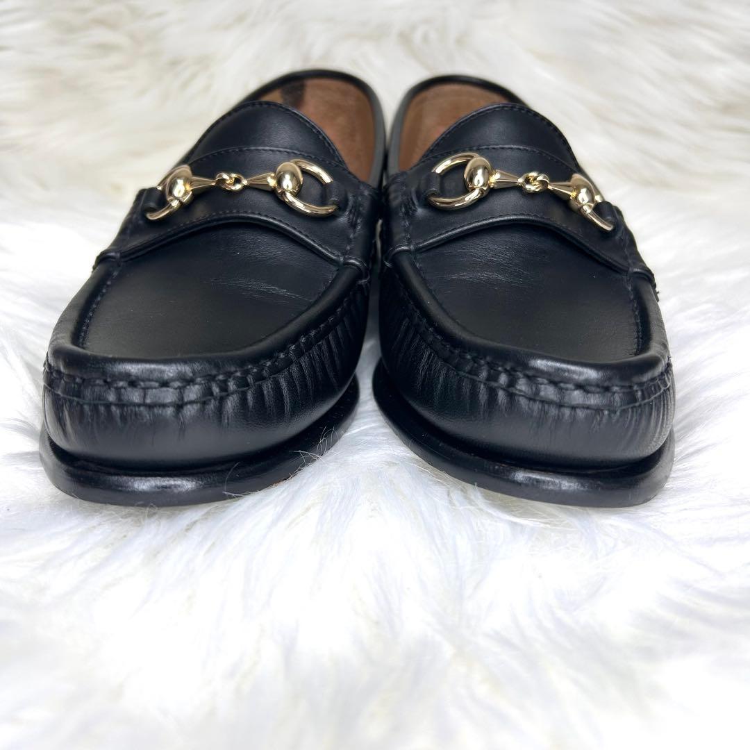 ✨美品✨【リーガル】ビットローファー 本革 黒 W83D 金具 24