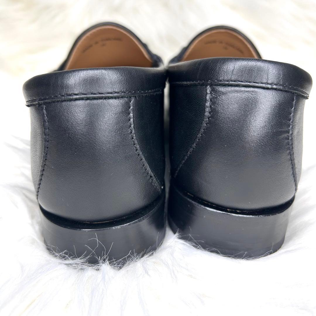 ✨美品✨【リーガル】ビットローファー 本革 黒 W83D 金具 24