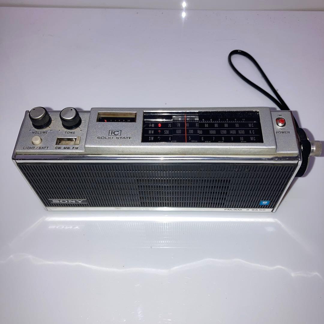 ア*き様 SONY ICF-300 3バンド トランジスターラジオ FM/AM/