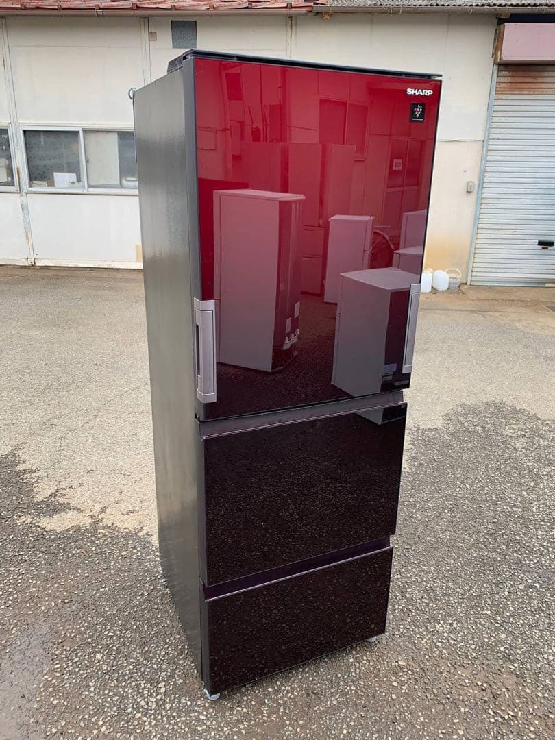 ✅SHARPノンフロン冷凍冷蔵庫✅送料設置無料 ✅SJ-GW35F-R✅