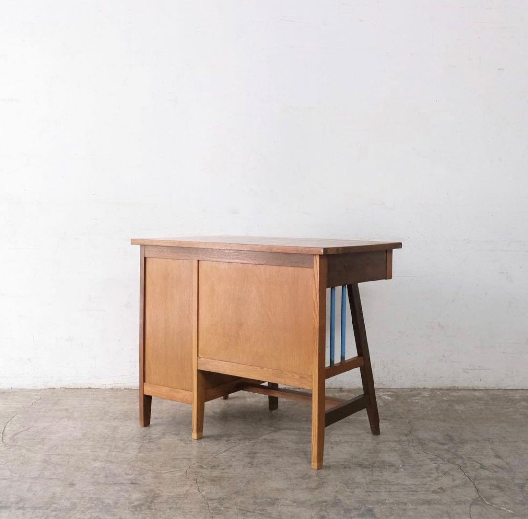 アンティーク片袖デスク　（送料込み）