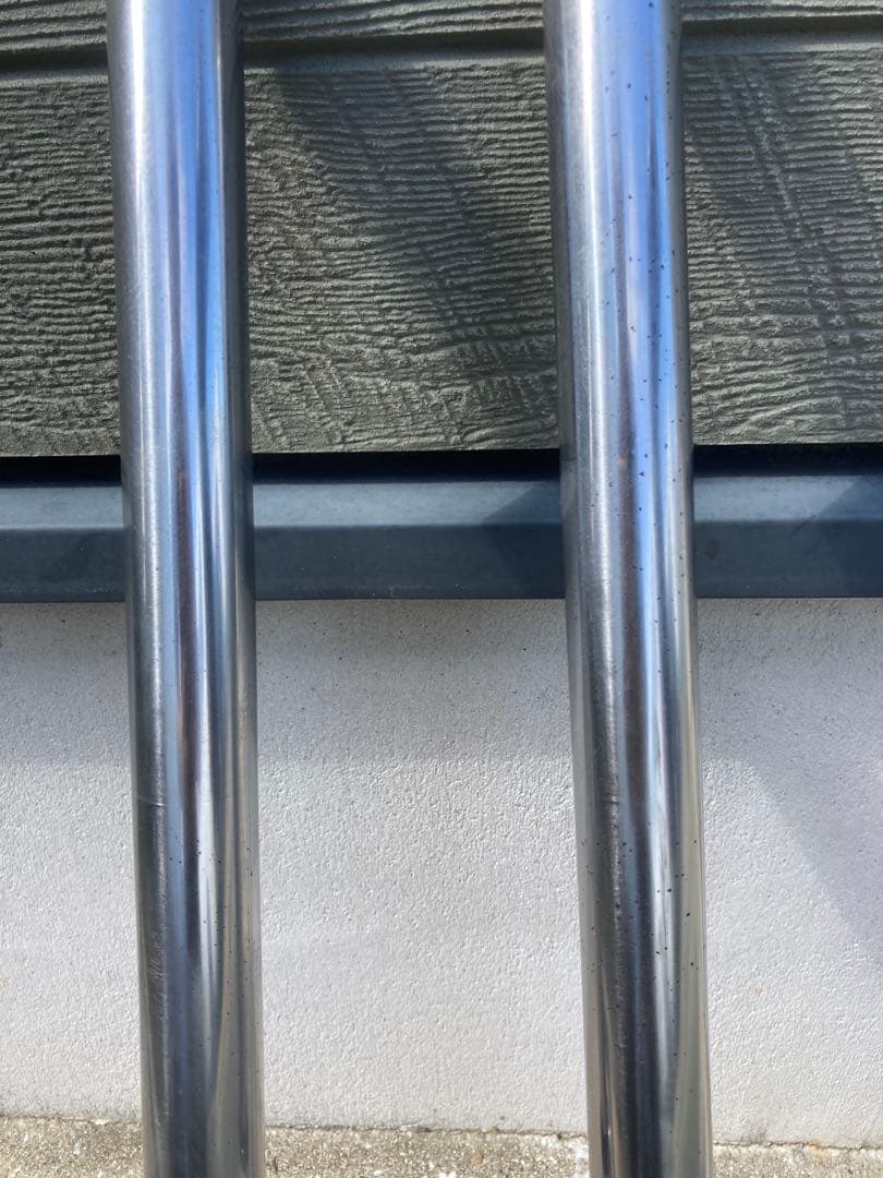 美品 NS-1 フロントフォーク 曲がり確認　シートパイプ加工済 画像　流用