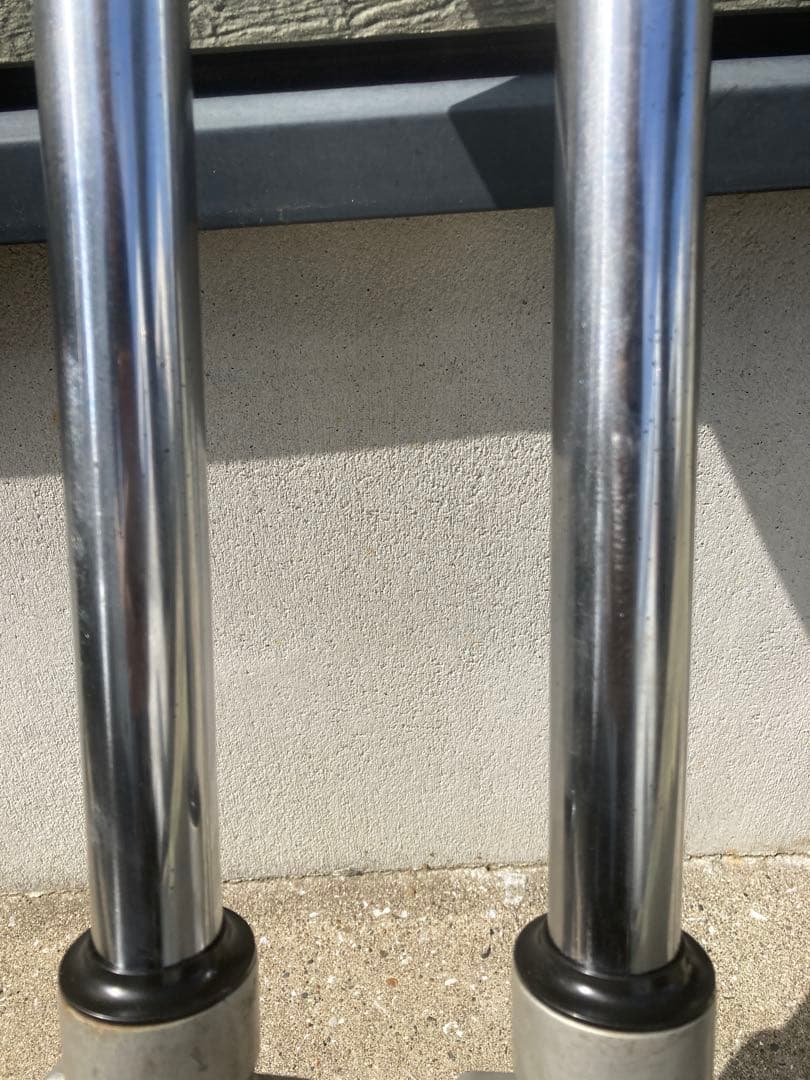 美品 NS-1 フロントフォーク 曲がり確認　シートパイプ加工済 画像　流用