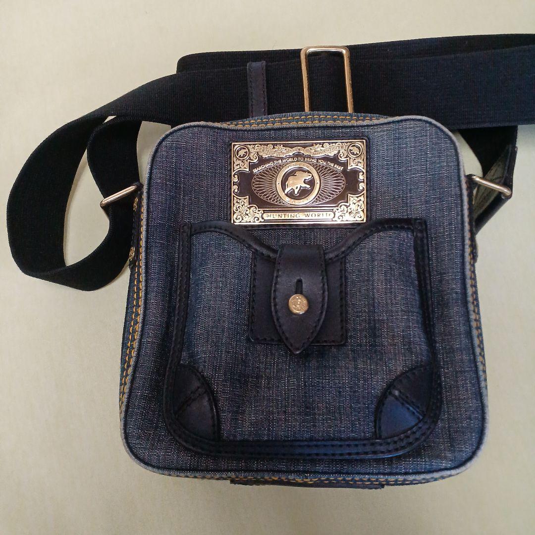 HUNTINGWORLDデニムショルダーバッグ❤️❤️