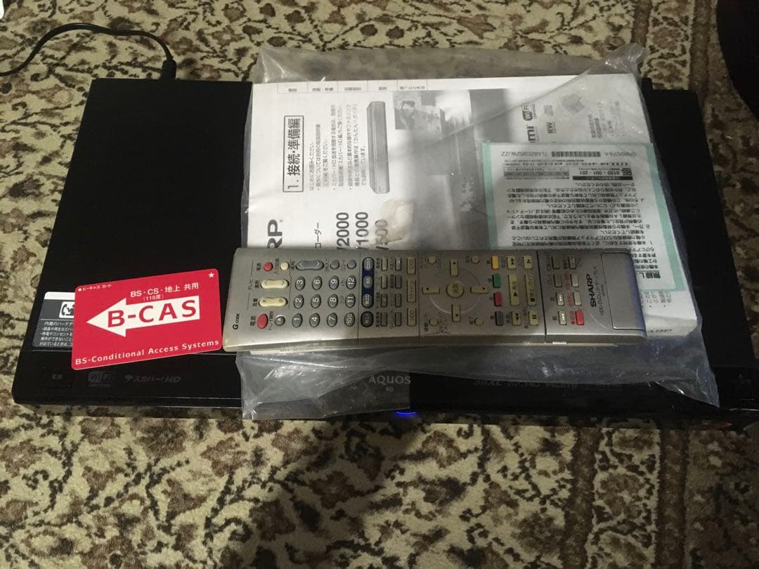 SHARP BD-W500 改HDD 1TB