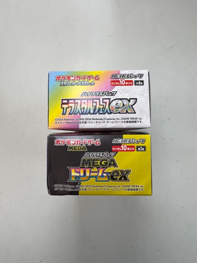 ポケモンカード　テラスタルフェスex MEGAドリームex シュリンク無し