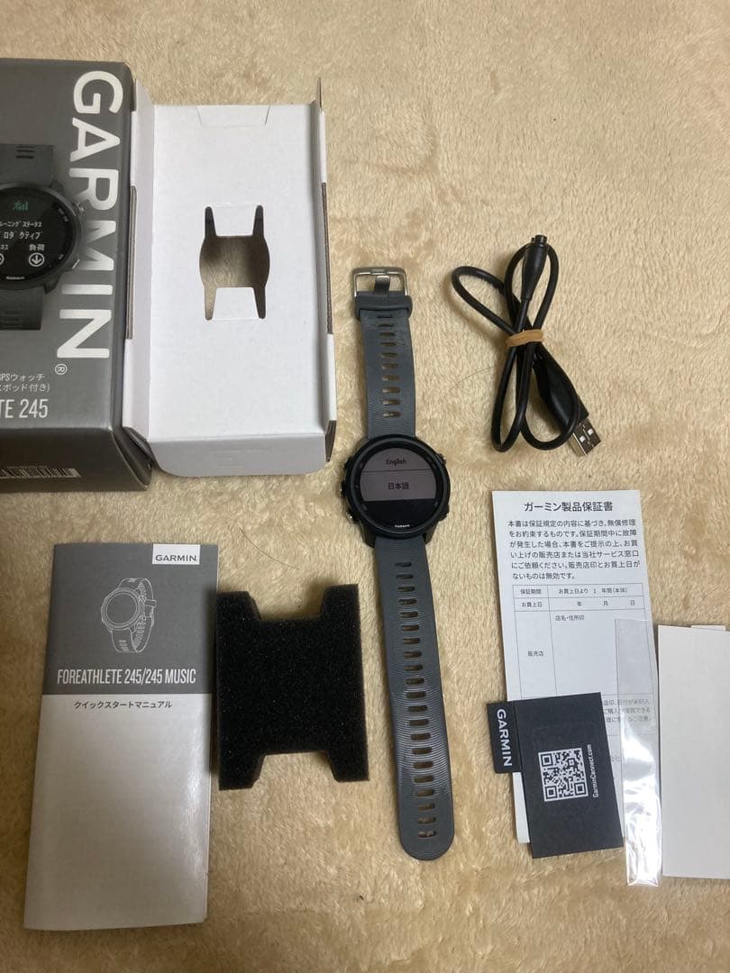 ガーミン 245foreathlete garmin 美品