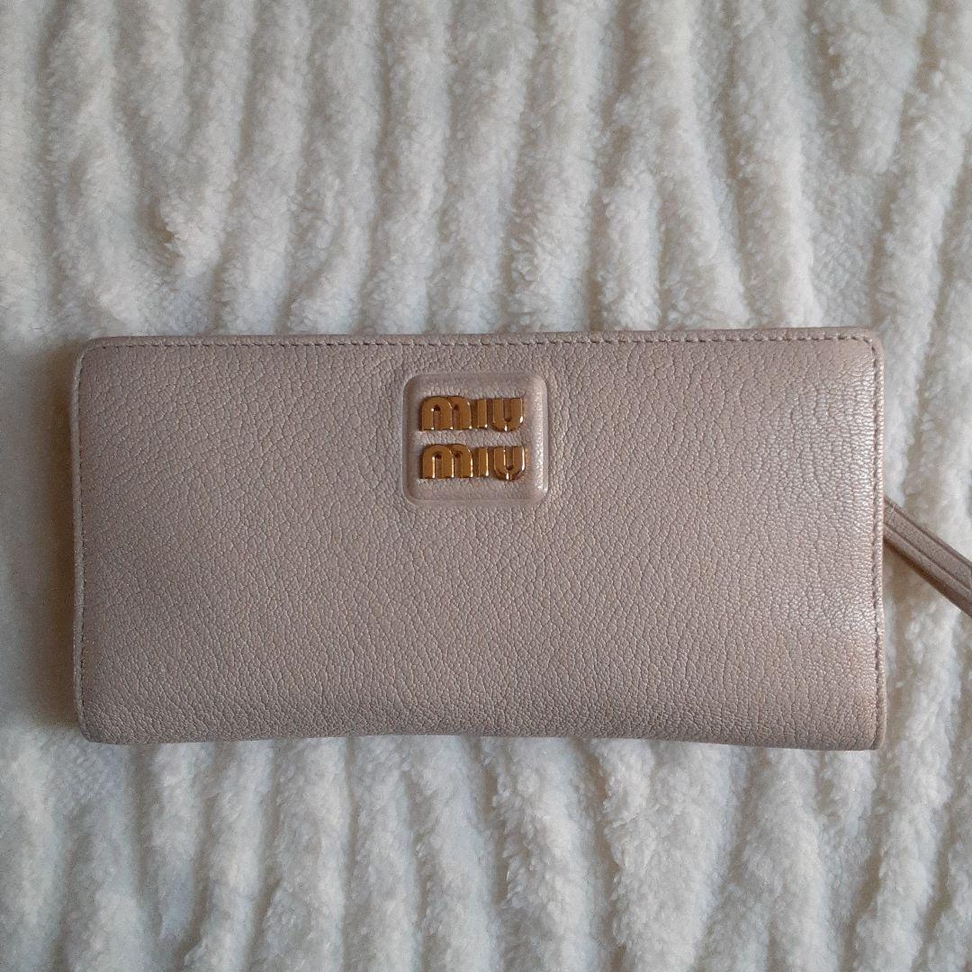 【美品】レア ミュウミュウ マドラス 財布 5MO009