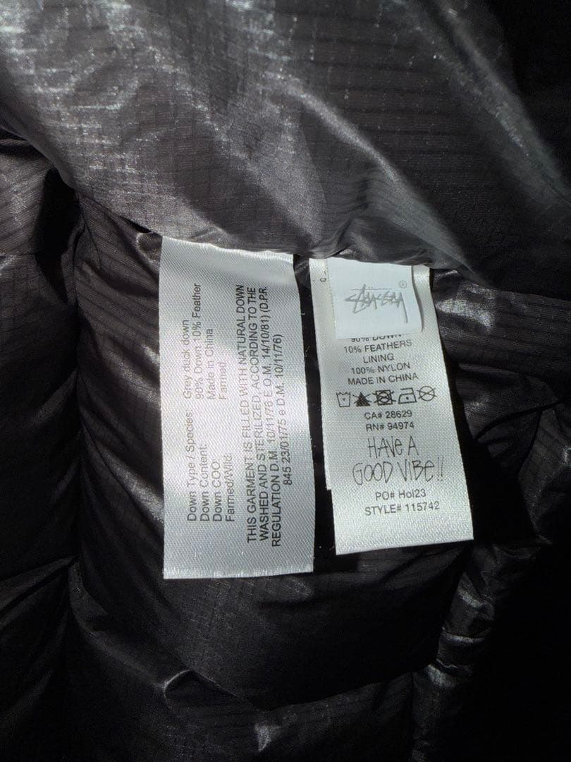 ジャケット・アウター Stussy Down Puffer Parachute Ripstop