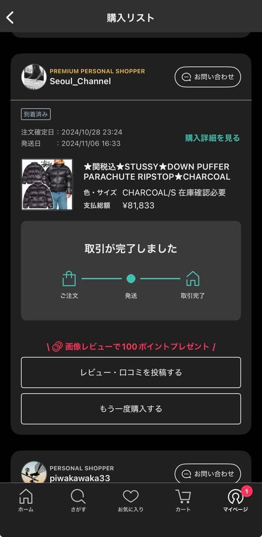 ジャケット・アウター Stussy Down Puffer Parachute Ripstop