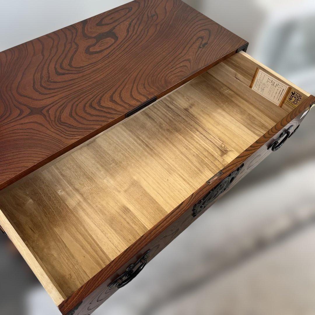 【岩谷堂】３段箪笥◇◆時代箪笥◆◇天然木◆◇