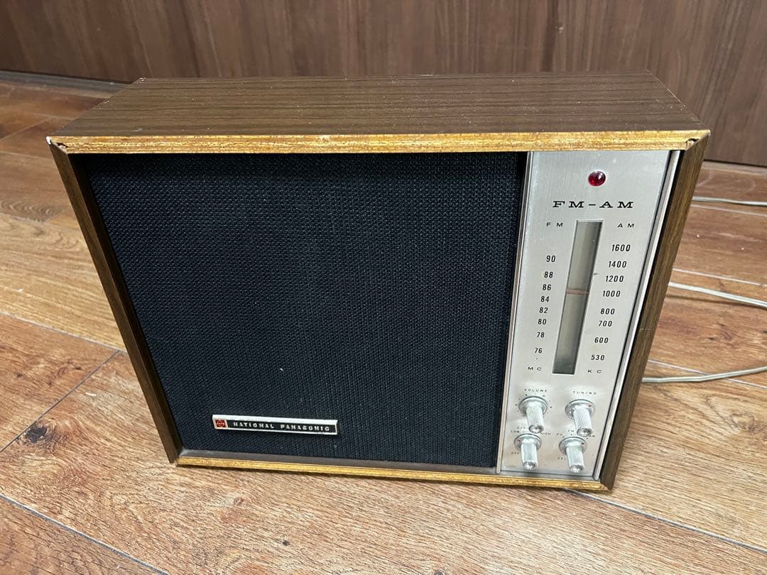 美品 NATIONAL RE-760 真空管ラジオ　FM/AM OK 通電OK