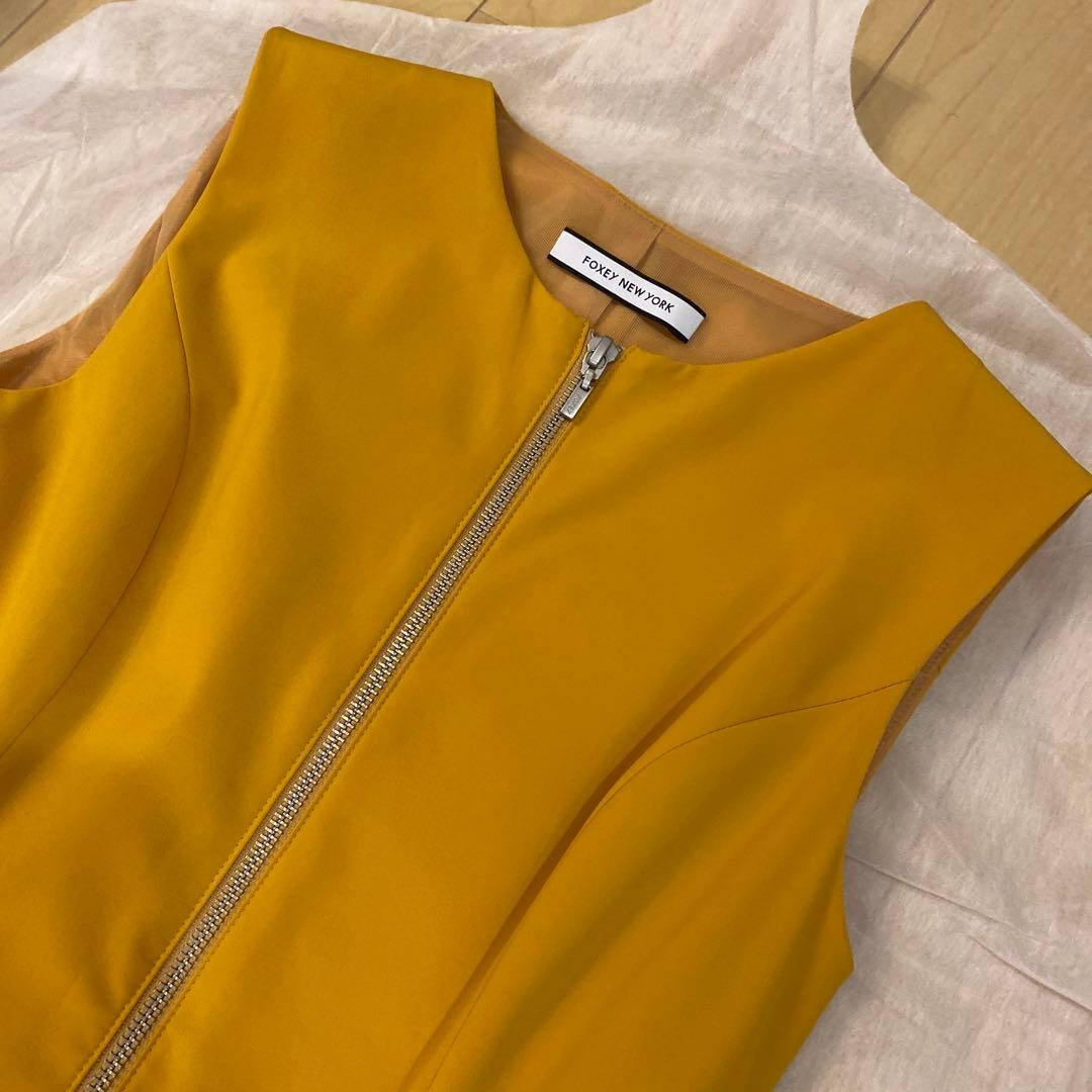 FOXEY NEWYORK ワンピース　ファスナー前開き