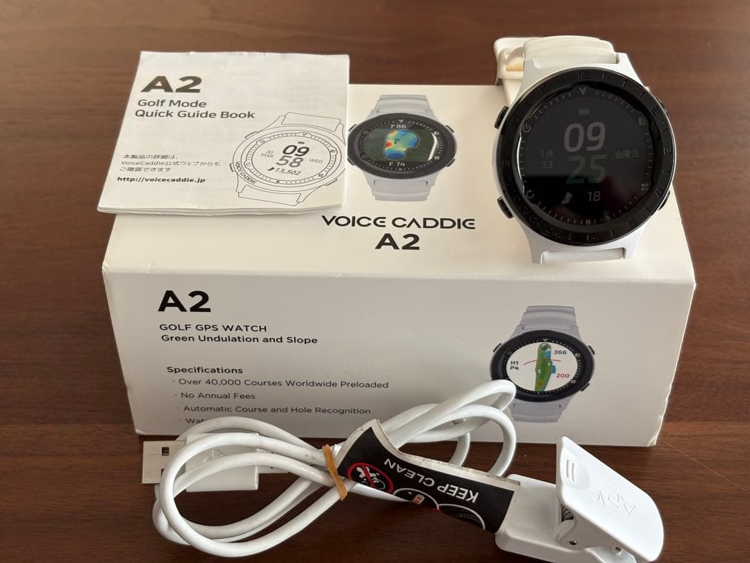 Voice Caddie A2 ゴルフGPSウォッチ（バッテリー交換済）