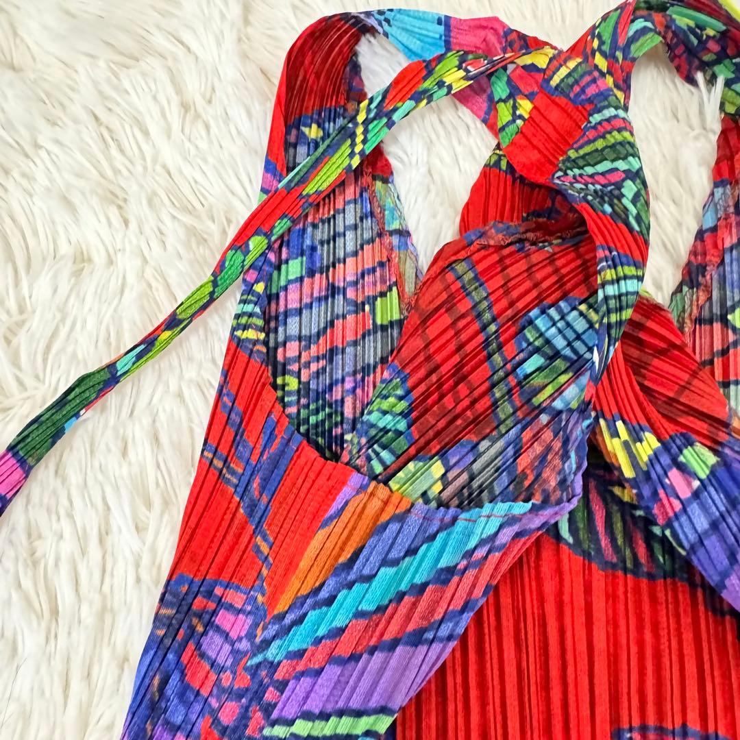 極美品✨PLEATS PLEASE プリーツ　チュニック　バタフライ　サイズ4