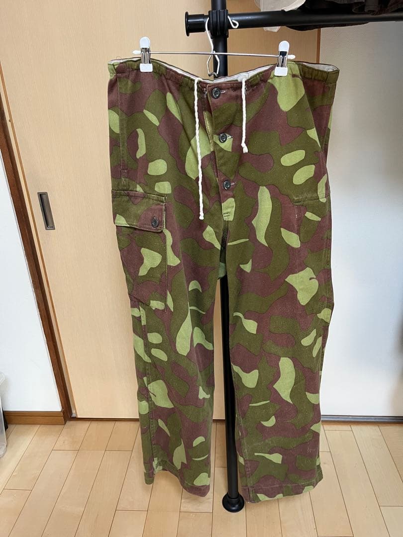 60年代 60s フィンランド軍 M62 フィールドパンツ リバーシブル