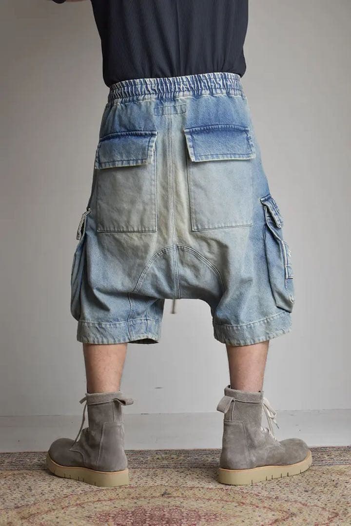 A.F ARTEFACT ヴィンテージデニムサルエルショーツ