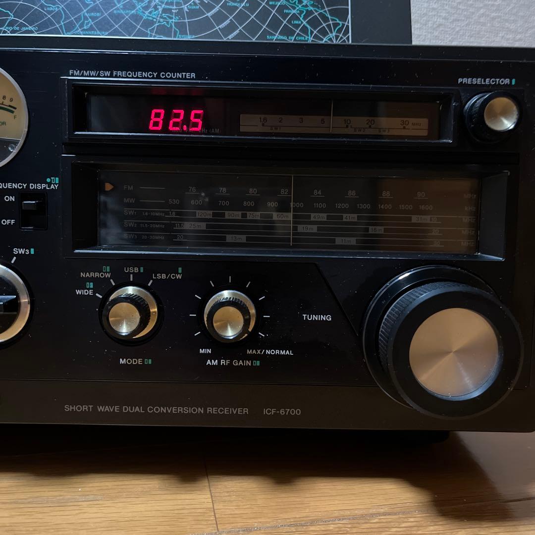 ラジオ・コンポ SONY FM/AM MULTI BAND RECEIVER ICF-6700