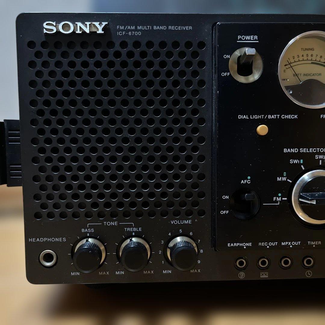 ラジオ・コンポ SONY FM/AM MULTI BAND RECEIVER ICF-6700