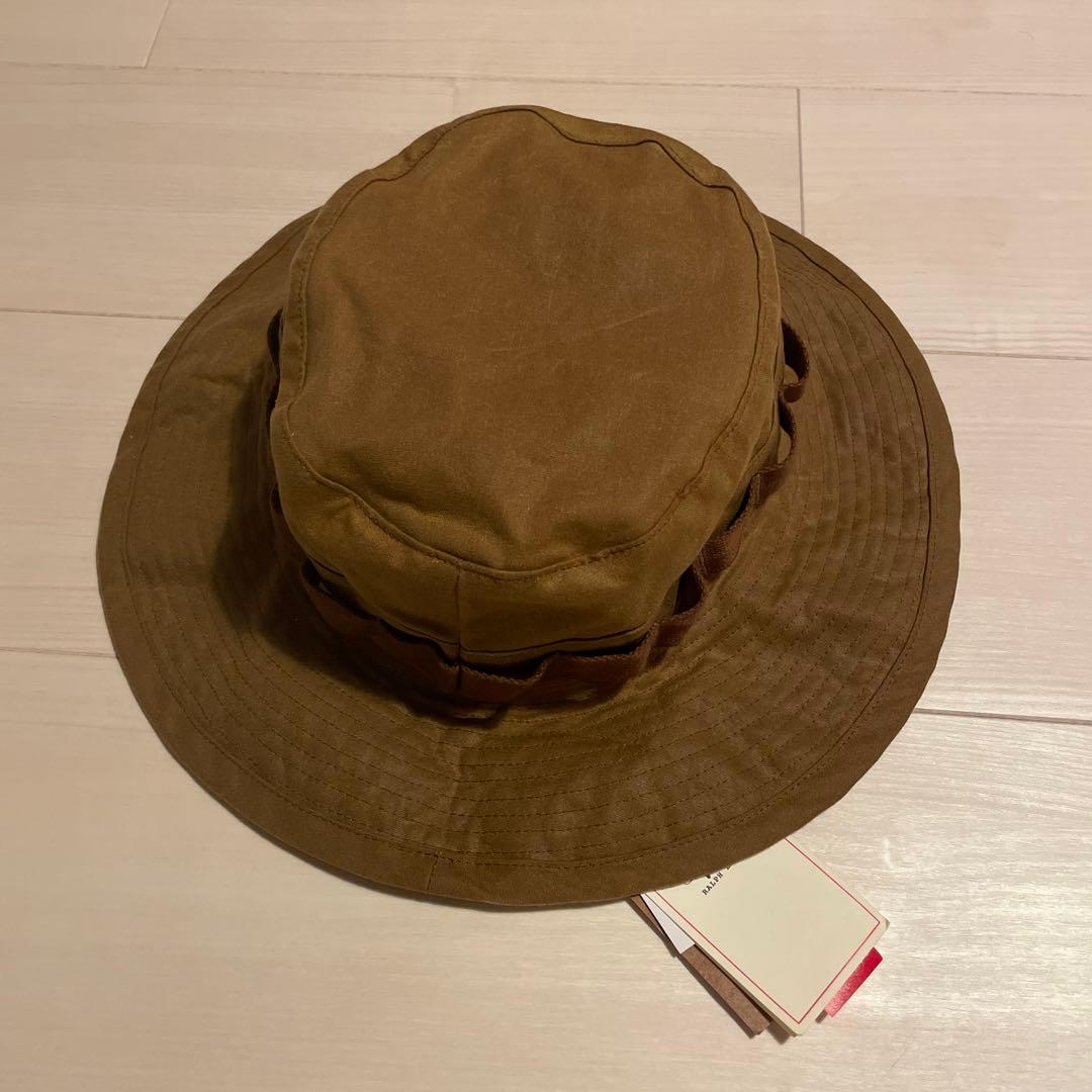 新品RRL ダブルアールエル オイルクロス バケットハット サファリ