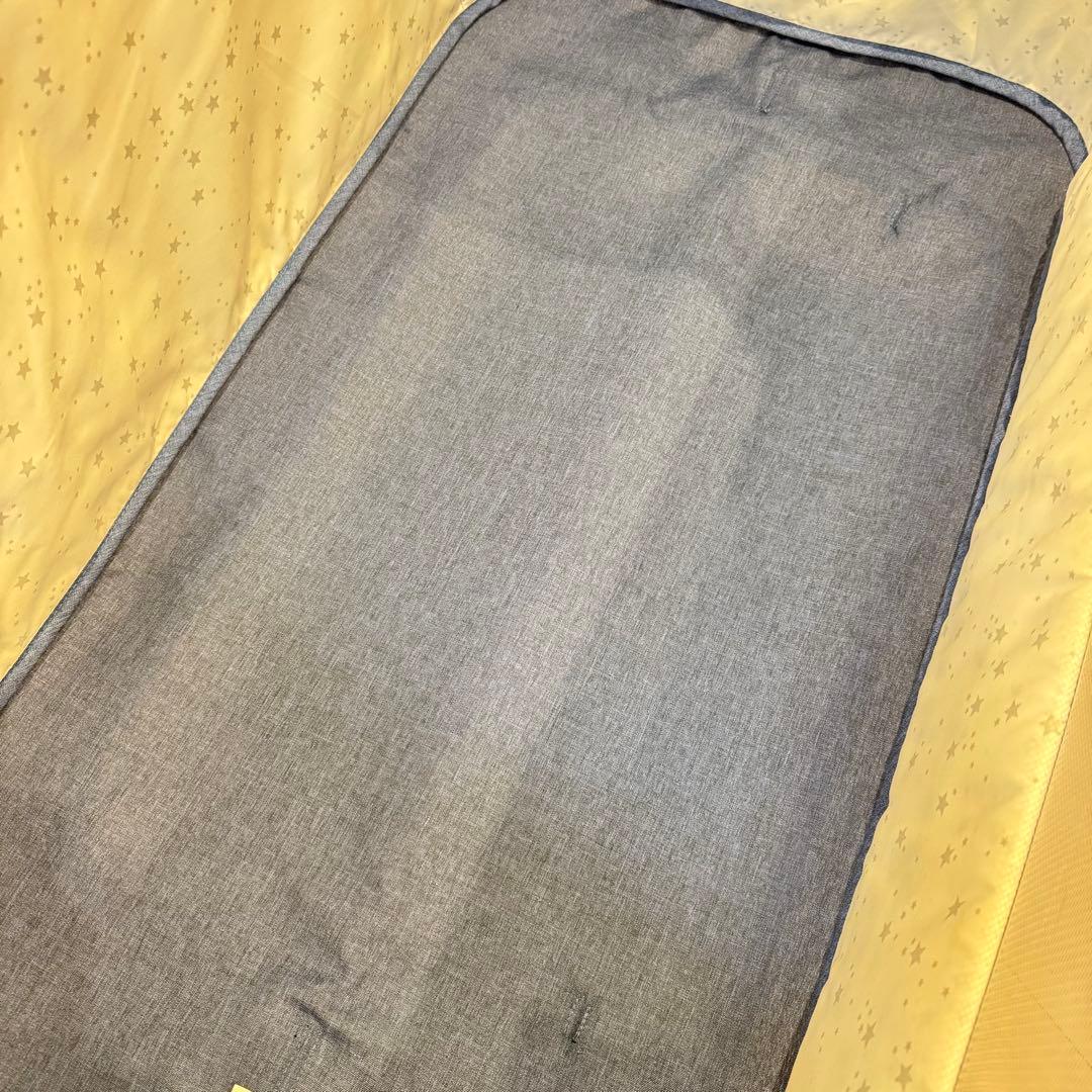 【美品】 付属品完備 HZDMJ ベビーベッド　ネイビー