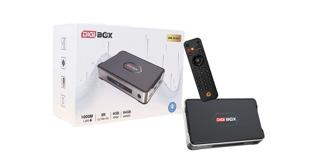 即時発送DIGIBOX D6 MAX｜8K対応｜千兆LAN168時間見逃し