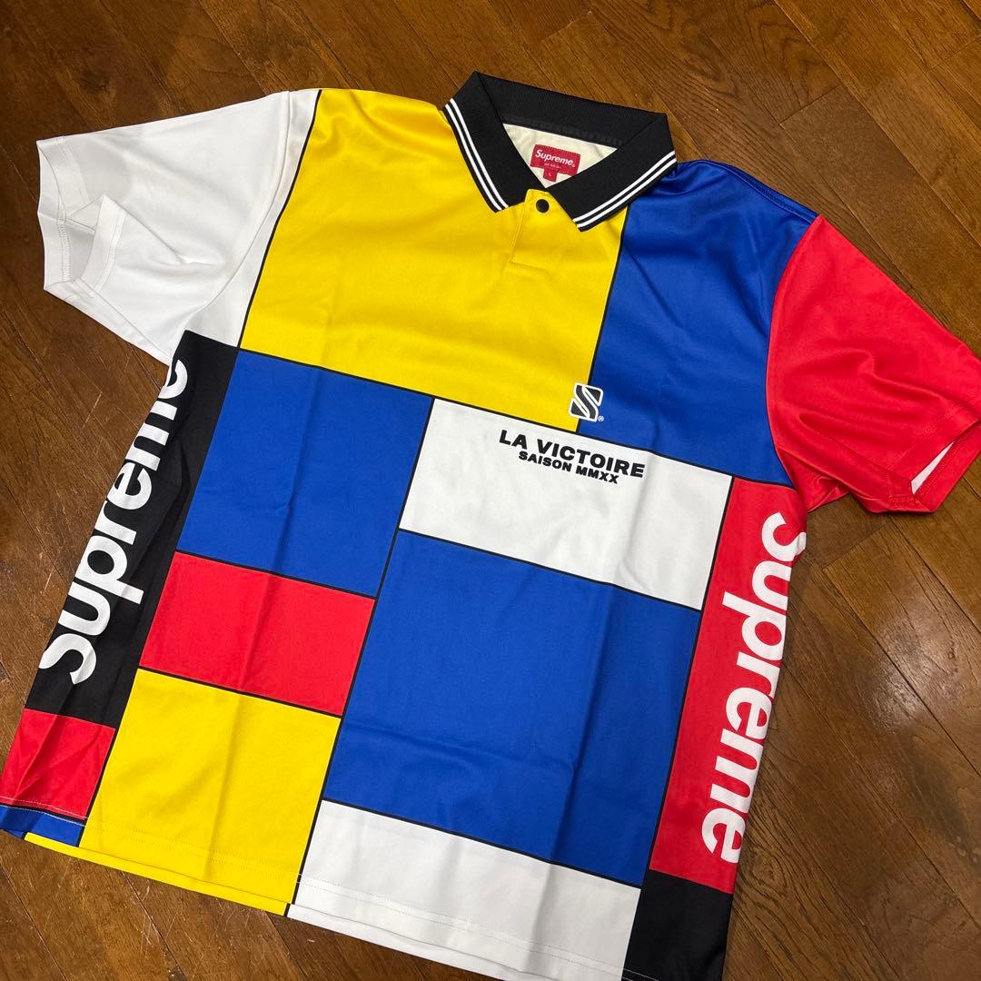 D*様 Supreme カラーブロック ポロシャツ L