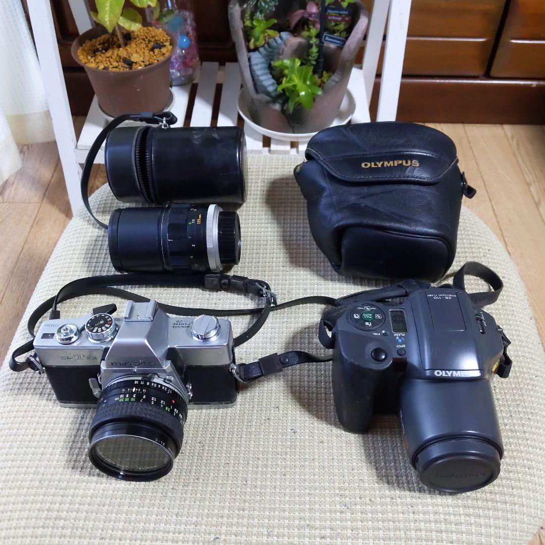 MINOLTASRT101とOLYMPUSのカメラです。