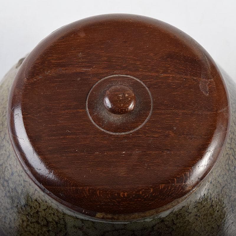 茶道具　瀬戸焼　茶入　仕覆・時代箱付　M　R8633