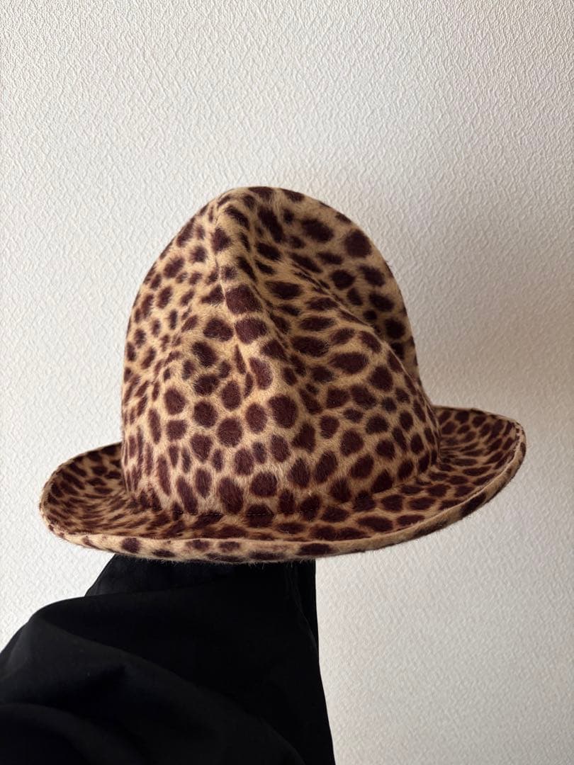 マウンテンハット　ヒョウ柄