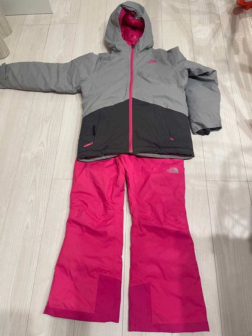 【美品】ノースフェイス スキーウェア キッズ 150cm