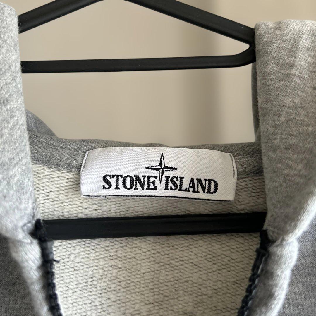 STONE  ジップパーカー グレー S