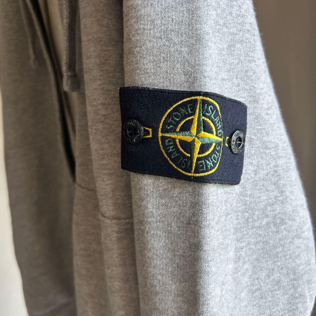 STONE  ジップパーカー グレー S