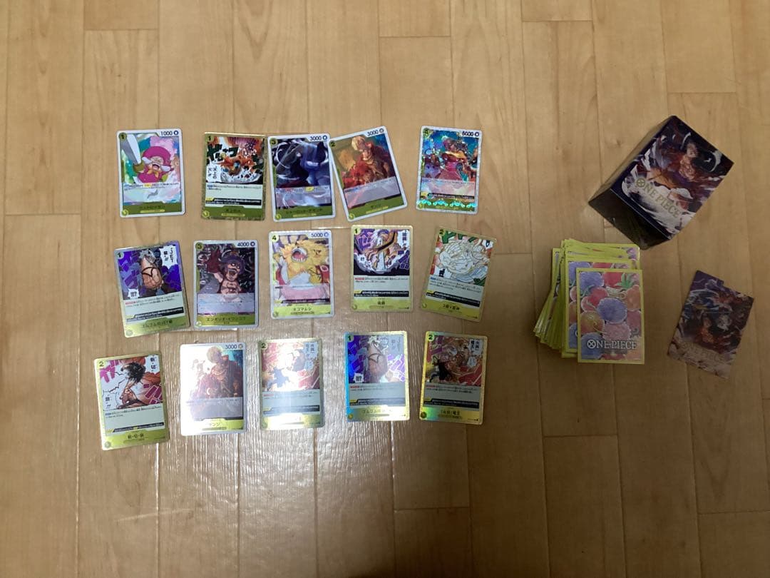 ワンピカード　引退品　まとめ売り　ケーススリーブ付き