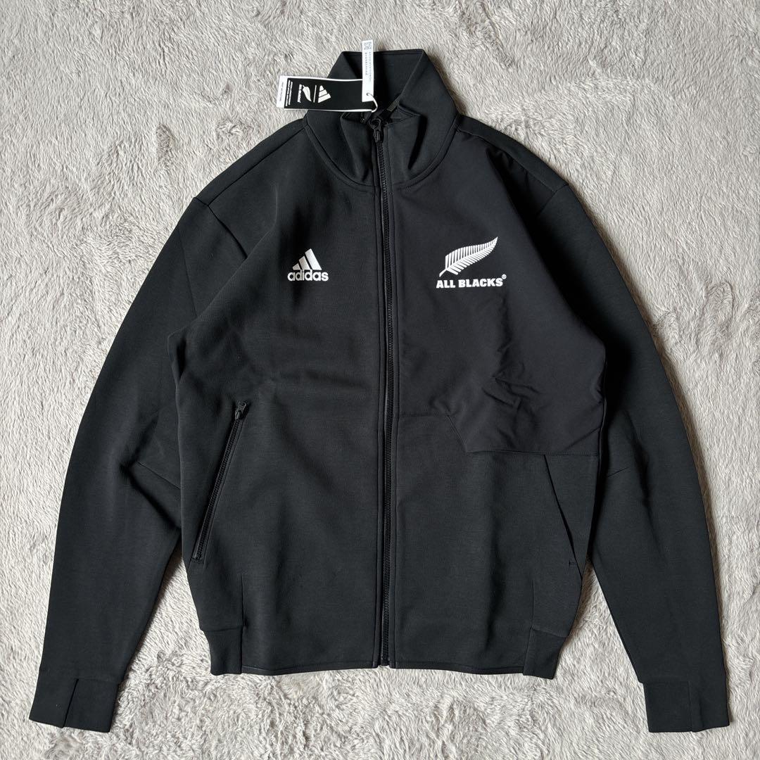新品 アディダス ADIDAS オールブラックス ラグビー アンセムジャケットM