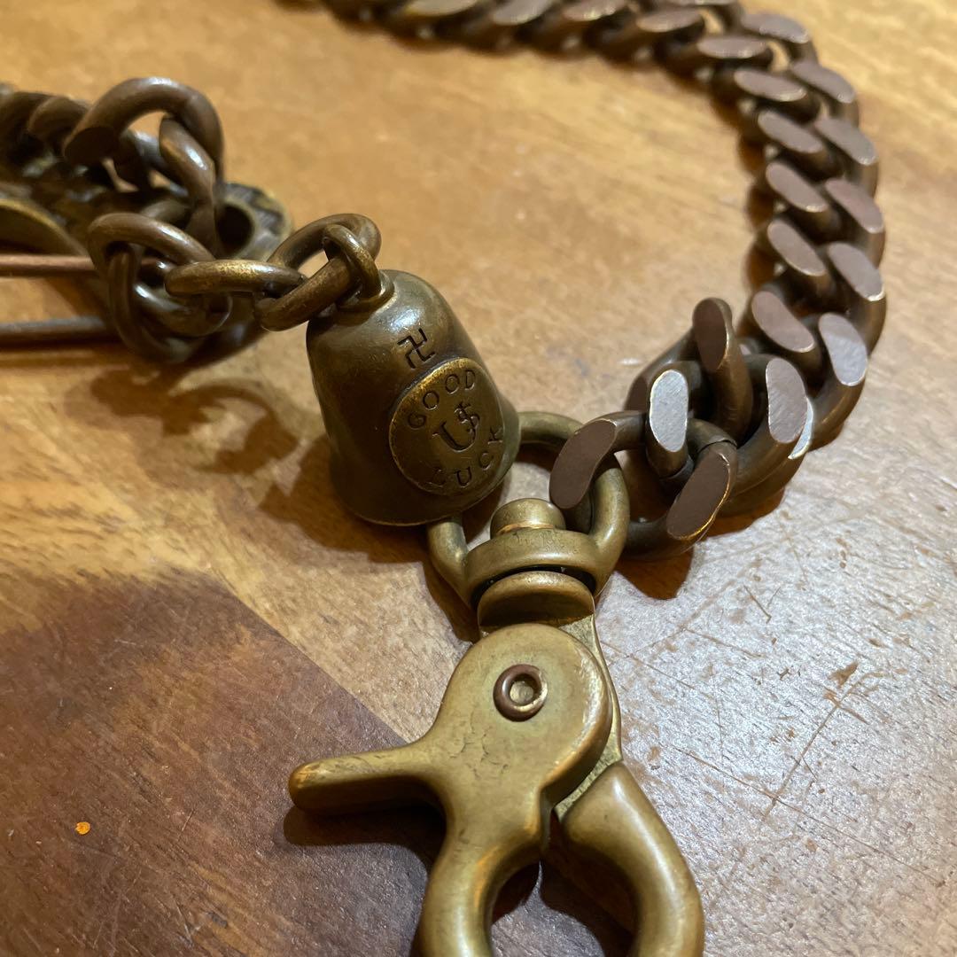 USアス三軒茶屋オリジナルブラストウォレットチェーン ベル付き