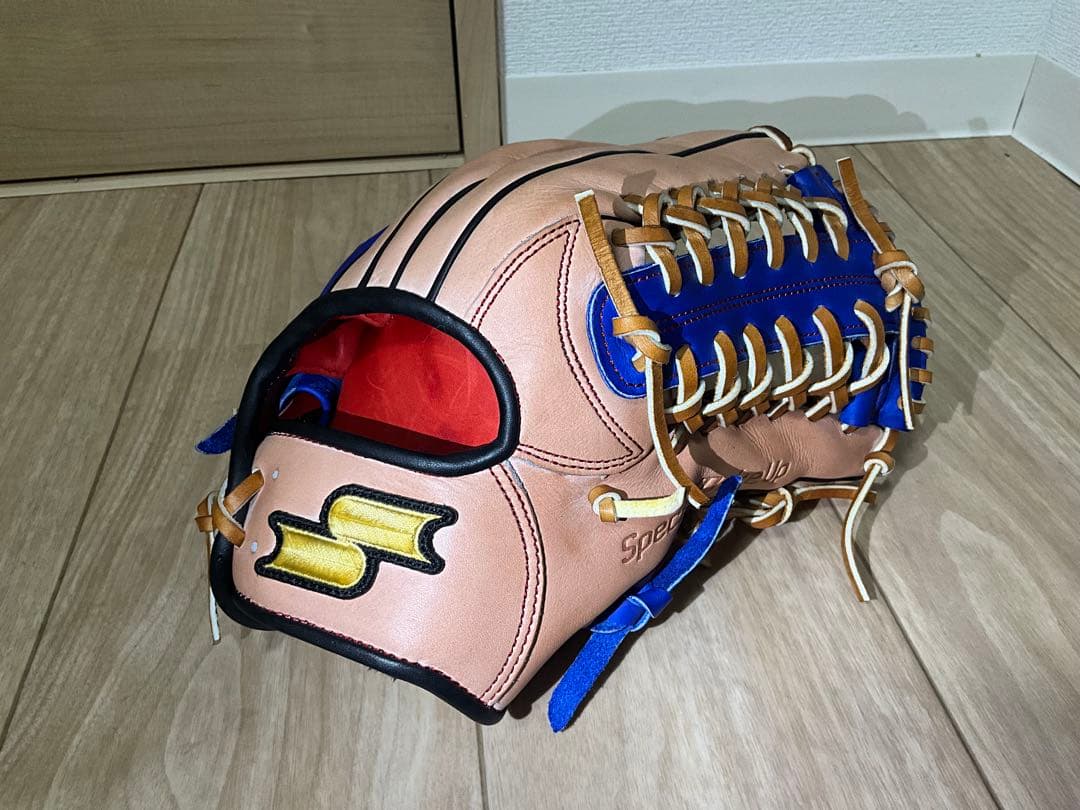 【ピンク&ブルー】SSK 一般軟式オールラウンドグラブ