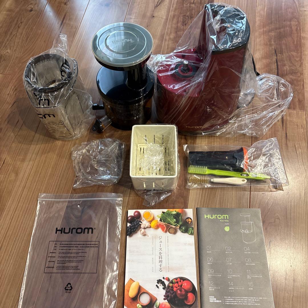 HUROM H2H-RBA11 ジューサー　新品　フェラーリレッド