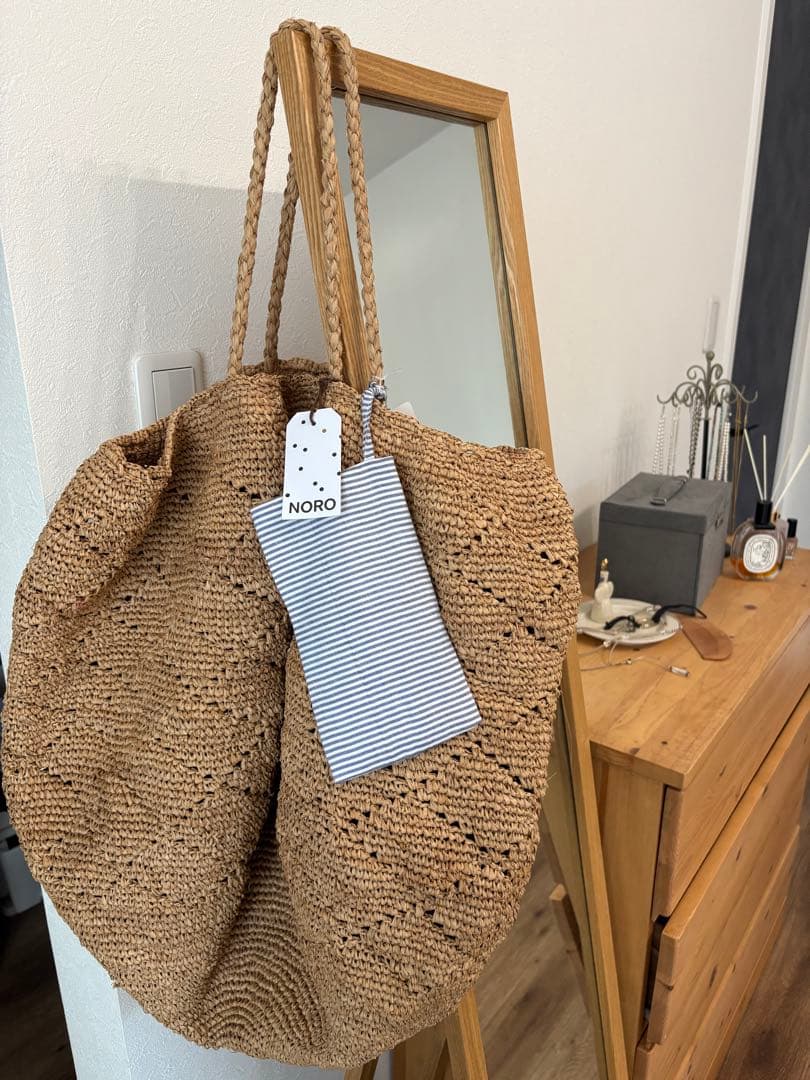 とと！NORO ベージュ かごバッグ 新品未使用