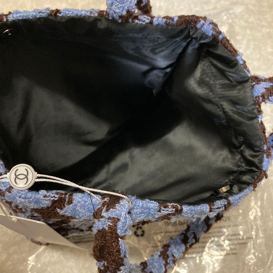 CHANEL ツイードトートバッグ　ビジュー
