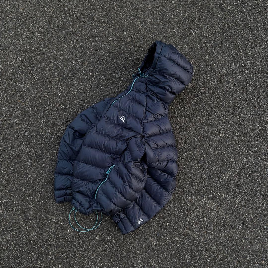 【^_−☆！】L.L.Bean ダウンジャケット　ダークネイビー　美品