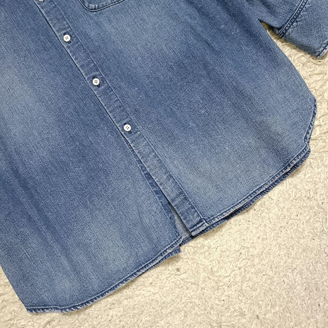 【新品タグ付】アッパーハイツ THE FLUTTER オーバーサイズデニムシャツ